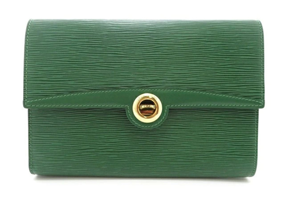 LOUIS VUITTON Arche Shoulder Bag Epi Leather Borneo Green